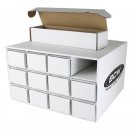 1x BCW Card House with 12x 800 Count Corrugated Cardboard Storage Boxes 1x BCW Card House with 12x 800 Count Corrugated Cardboard Storage Boxes