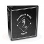 CASE(12) BCW 3" ALBUM - BASEBALL - BLACK - Heavy Duty D-ring Binder