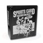 CASE(12) BCW 3" ALBUM - SPORTS CARD COLLECTION - BLACK - Heavy D-ring Binder