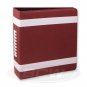 CASE (6) BCW 3 IN. ALBUMS - FOOTBALL COLLECTORS ALBUM - PREMIUM - BROWN