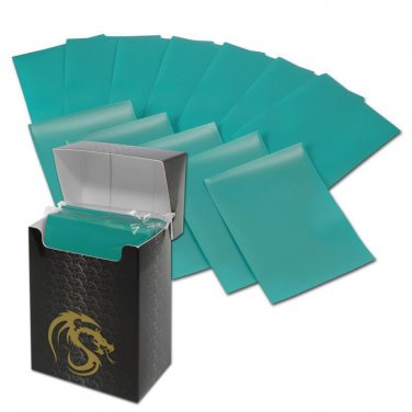 1 Case BCW GAMING DECK GUARD (SLEEVES) - MATTE - TEAL  (2,880 Sleeves 36 Boxes)