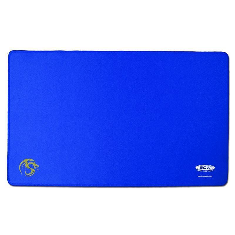 Case (10) BCW PLAYMATS WITH STITCHED EDGING BLUE