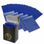 1 Case BCW GAMING DECK GUARD (SLEEVES) - MATTE - BLUE (2,880 Sleeves 36 Boxes)