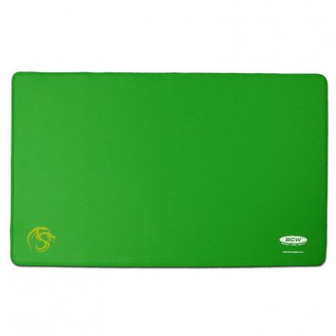 Case (10) BCW PLAYMATS WITH STITCHED EDGING - GREEN