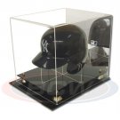 1x BCW Deluxe Acrylic Baseball Helmet Display - Mirrored Back - Gold Risers 1x BCW Deluxe Acrylic Baseball Helmet Display - Mirrored Back - Gold Risers
