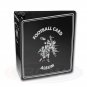 BCW 3" ALBUM - FOOTBALL - BLACK - Heavy Duty D-ring Binder