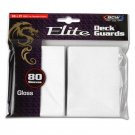 6 packs (480) BCW DECK GUARD - ELITE - GLOSSY - WHITE