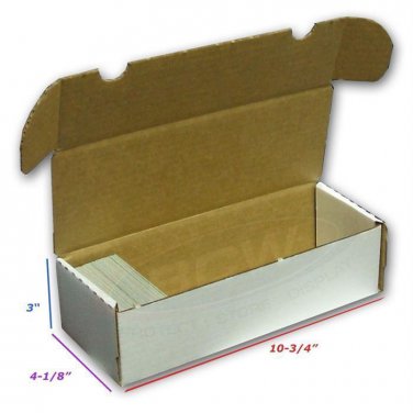 Bundle 50x BCW 550 COUNT Corrugated Cardboard Storage Box - Sports Cards Case
