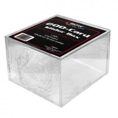 (10 Boxes) BCW 2 PIECE SLIDER BOXES - 200 COUNT