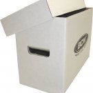 (3) SHORT COMIC STORAGE BOX - PLASTIC - WHITE (3) SHORT COMIC STORAGE BOX - PLASTIC - WHITE