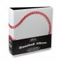 BCW 3 IN. ALBUM - BASEBALL COLLECTORS ALBUM - WHITE - Premium