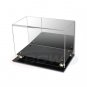 1x BCW Deluxe Acrylic Shoe Display - Mirrored Back - Gold Risers
