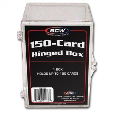 (10) BCW HINGED BOXES - 150 CT