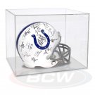 1x Ball Qube Football Helmet Holder Display - Durable Crystal Polystyrene