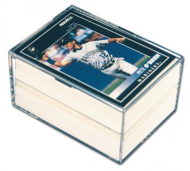 1x Pro Mold PC100 100 Count Snap Box 2 piece Card Holder