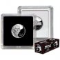 (25) BCW (2 x 2) COIN SNAPS - NICKEL - BLACK