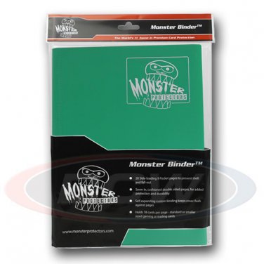 MONSTER PROTECTORS 9-POCKET - MATTE EMERALD GREEN