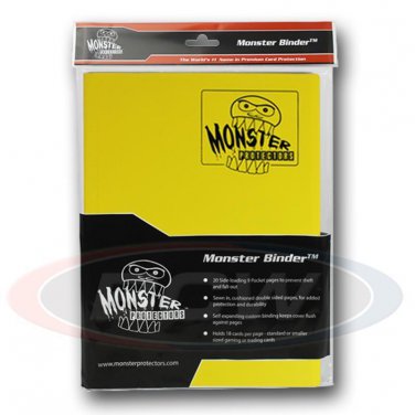 9 POCKET MONSTER BINDER - MATTE YELLOW