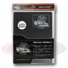 9 POCKET MONSTER BINDER - BLACK WITH WHITE PAGES 9 POCKET MONSTER BINDER - BLACK WITH WHITE PAGES