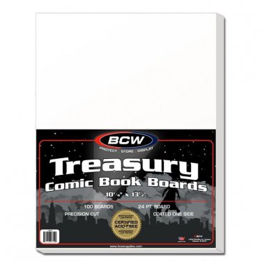(100) BCW TREASURY BACKING BOARDS