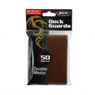 1,000 BCW GAMING DECK GUARD (SLEEVES) - MATTE - BROWN 1,000 BCW GAMING DECK GUARD (SLEEVES) - MATTE - BROWN