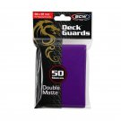 1,000 BCW GAMING DECK GUARD (SLEEVES) - MATTE - PURPLE 1,000 BCW GAMING DECK GUARD (SLEEVES) - MATTE - PURPLE