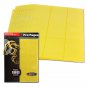 10 BCW GAMING SIDE LOADING 18-POCKET PRO BINDER PAGES - MTG - YELLOW