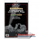 100 BCW RESEALABLE GOLDEN COMIC BAGS - THICK 8 x 10 1/2 100 BCW RESEALABLE GOLDEN COMIC BAGS - THICK 8 x 10 1/2