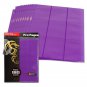10 BCW GAMING SIDE LOADING 18-POCKET PRO BINDER PAGES - MTG - PURPLE