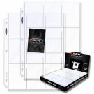 Box of 100 BCW PRO 9-POCKET BINDER PAGES Box of 100 BCW PRO 9-POCKET BINDER PAGES