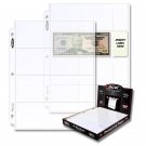 Box of 100 BCW 4-Pocket Currency Page (1-PRO4C-100)