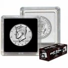 (25) BCW (2 x 2) COIN SNAPS - HALF DOLLAR - BLACK