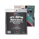 Pack of 100 BCW 45RPM Record Sleeves (1-RSLV-45) Pack of 100 BCW 45RPM Record Sleeves (1-RSLV-45)
