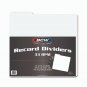 Pack of 25 BCW 33 RPM Record Dividers - White (1-33RPM-D)