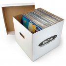 (1) BCW 33 RPM Vinyl Record Cardboard Storage Box Holds 65 12" Vinyl Records (1) BCW 33 RPM Vinyl Record Cardboard Storage Box Holds 65 12" Vinyl Records