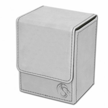 BCW Padded Leatherette Deck Case LX White