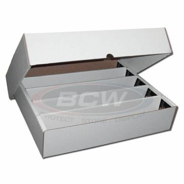 BCW 5000 COUNT (FULL LID) Corrugated Cardboard Storage Box - 1-BX-5000