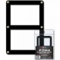 (1x) BCW 2 Card Screwdown Holder - Black Border (1-2CS-B)