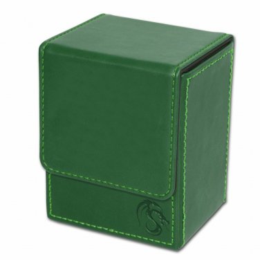 BCW Padded Leatherette Deck Case LX Green