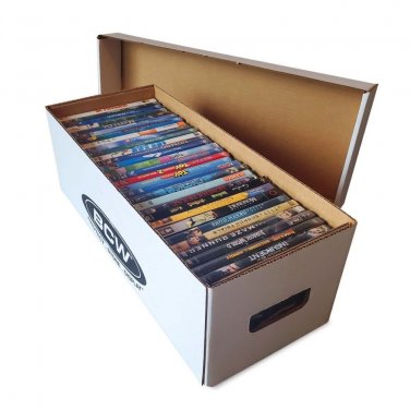 1x BCW DVD Media Storage Box - Holds 30 DVD Cases (1-BX-MEDIA)