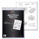 Pack of 100 BCW 8.5X11 Acid-Free Document Sleeves (1-8.5X11SLV) Pack of 100 BCW 8.5X11 Acid-Free Document Sleeves (1-8.5X11SLV)