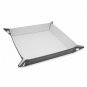 BCW 7 Inch Square Leather Dice Tray - White