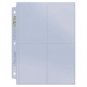 Box of 100 Ultra Pro Platinum Series Pages 4-Pocket