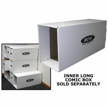 BCW Long Comic House with Inner Support (1-BX-LONG-HOUSE)