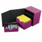 BCW Pink Leatherette Deck Box Vault LX Hold 100 Sleeved