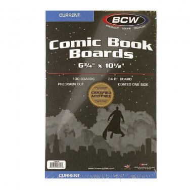 2X BCW Current Comic Backing Boards
