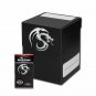 1x BCW GAMING LARGE DECK CASE BLACK Box Holds 100 Cards w/Divider 1-DCLG-BLK