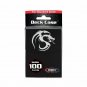 1x BCW GAMING LARGE DECK CASE BLACK Box Holds 100 Cards w/Divider 1-DCLG-BLK