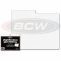 10x BCW POSTCARD DIVIDERS - 6 x 4 with a Tab WHITE PLASTIC 1-PCD