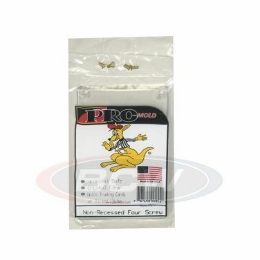 1x PRO-MOLD PC9 - 20 POINT FOUR (4) SCREW NON RECESSED SCREWDOWN - Sports Cards